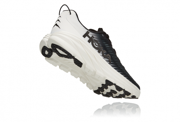 Hoka One One Hoka Rincon 3 Running Shoes Black White Men's 5 Hoka One One Hoka Rincon 3 Running Shoes Black White Men's - Afbeelding 3