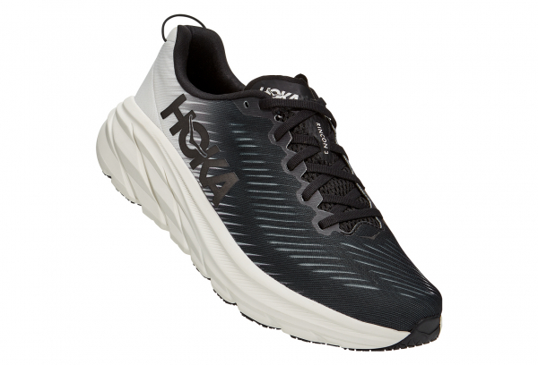 Hoka One One Hoka Rincon 3 Running Shoes Black White Men's 3 Hoka One One Hoka Rincon 3 Running Shoes Black White Men's