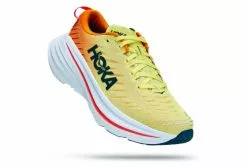 Hoka One One Bondi X Yellow Orange Running Shoes
