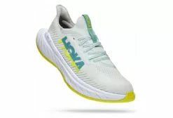 Hoka One One Carbon X 3 Running Shoes White Yellow