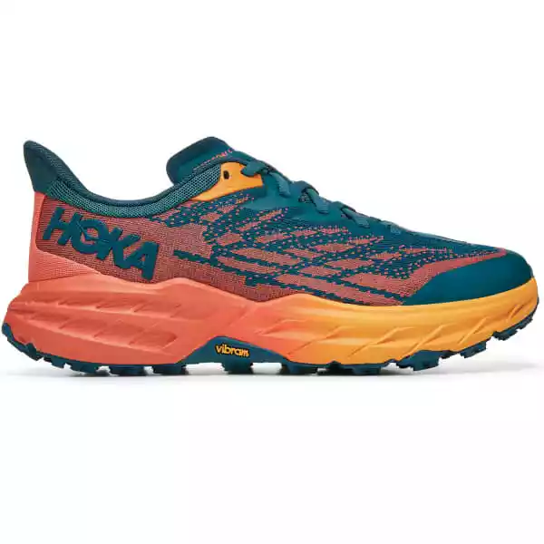 HOKA ONE ONE SPEEDGOAT 5 W BLUE CORAL/CAMELLIA 22 3 HOKA ONE ONE SPEEDGOAT 5 W BLUE CORAL/CAMELLIA 22