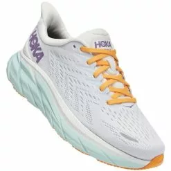 HOKA ONE ONE CLIFTON 8 W WHITE OF BLUE /ORANGE 22 10 HOKA ONE ONE CLIFTON 8 W WHITE OF BLUE /ORANGE 22 -Hoka Winkel 9 108422 clifton 8 w white of blue orange 1119394 bdbw 03