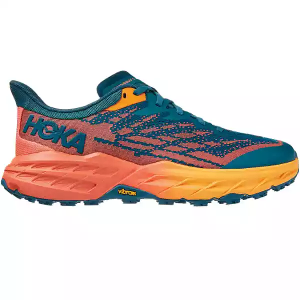 HOKA ONE ONE SPEEDGOAT 5 WIDE W BLUE CORAL/CAMELLIA 22 3 HOKA ONE ONE SPEEDGOAT 5 WIDE W BLUE CORAL/CAMELLIA 22