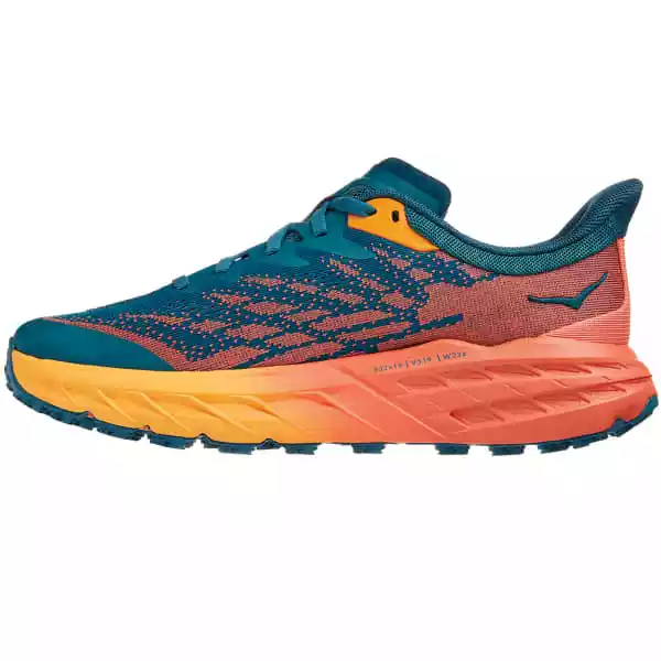 HOKA ONE ONE SPEEDGOAT 5 WIDE W BLUE CORAL/CAMELLIA 22 4 HOKA ONE ONE SPEEDGOAT 5 WIDE W BLUE CORAL/CAMELLIA 22 - Afbeelding 2
