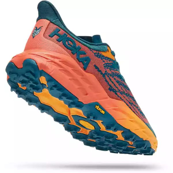HOKA ONE ONE SPEEDGOAT 5 WIDE W BLUE CORAL/CAMELLIA 22 5 HOKA ONE ONE SPEEDGOAT 5 WIDE W BLUE CORAL/CAMELLIA 22 - Afbeelding 3