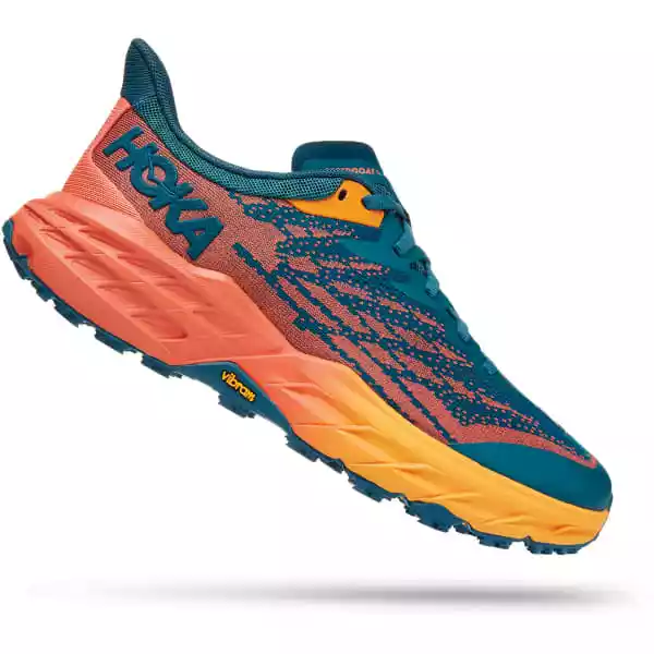 HOKA ONE ONE SPEEDGOAT 5 WIDE W BLUE CORAL/CAMELLIA 22 7 HOKA ONE ONE SPEEDGOAT 5 WIDE W BLUE CORAL/CAMELLIA 22 - Afbeelding 5