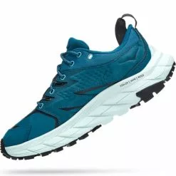 HOKA ONE ONE W ANACAPA LOW GORE-TEX BLACK/BLUE GLASS 22 -Hoka Winkel 9 111766 w anacapa low gtx black blue glass 1119373 bcbgl 06