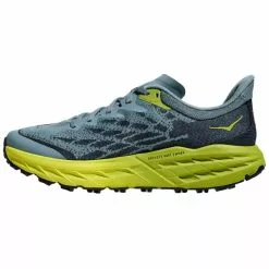 HOKA ONE ONE SPEEDGOAT 5 WIDE STONE BLUE/DARK CITRON 23 -Hoka Winkel 9 123929 speedgoat 5 wide stone blue dark citron 1123159 sbdct 02