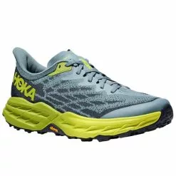 HOKA ONE ONE SPEEDGOAT 5 WIDE STONE BLUE/DARK CITRON 23 -Hoka Winkel 9 123929 speedgoat 5 wide stone blue dark citron 1123159 sbdct 03