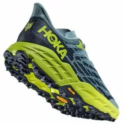 HOKA ONE ONE SPEEDGOAT 5 WIDE STONE BLUE/DARK CITRON 23 -Hoka Winkel 9 123929 speedgoat 5 wide stone blue dark citron 1123159 sbdct 05