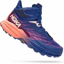 HOKA ONE ONE SPEEDGOAT 5 MID GORE-TEX W BELLWETHER BLUE/CAMELLIA 23 -Hoka Winkel 9 123968 1127919 bbcml 03