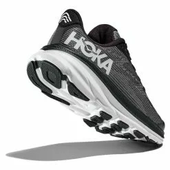HOKA ONE ONE CLIFTON 9 YOUTH BLACK/WHITE 23 -Hoka Winkel 9 125858 clifton 9 youth black white 1131170 bwht 04