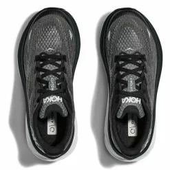 HOKA ONE ONE CLIFTON 9 YOUTH BLACK/WHITE 23 -Hoka Winkel 9 125858 clifton 9 youth black white 1131170 bwht 06