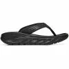 HOKA ONE ONE ORA RECOVERY FLIP 2 BLACK/DARK GULL GRAY 23 -Hoka Winkel 9 90460 ora recovery flip black dark gull gray 1099675 bdggr 01